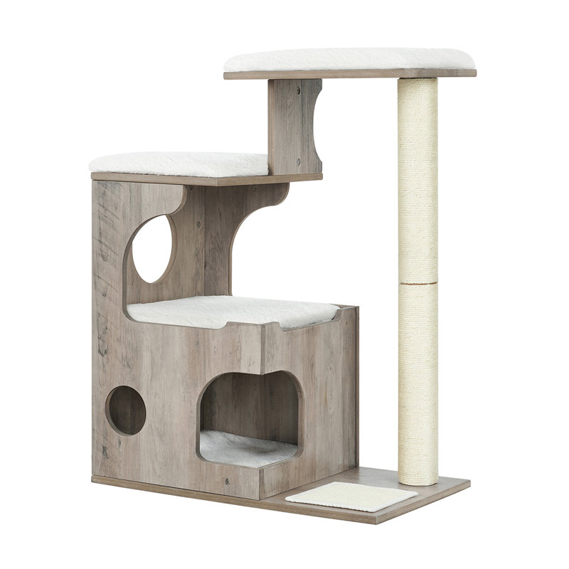 86cm H, Greige/White