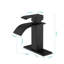 Robinet de salle de bain à cascade, robinet de meuble-lavabo à poignée simple-117992751