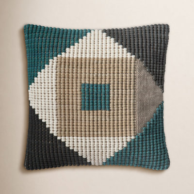 Kaleigh Geometric Indoor/Outdoor Throw Pillow