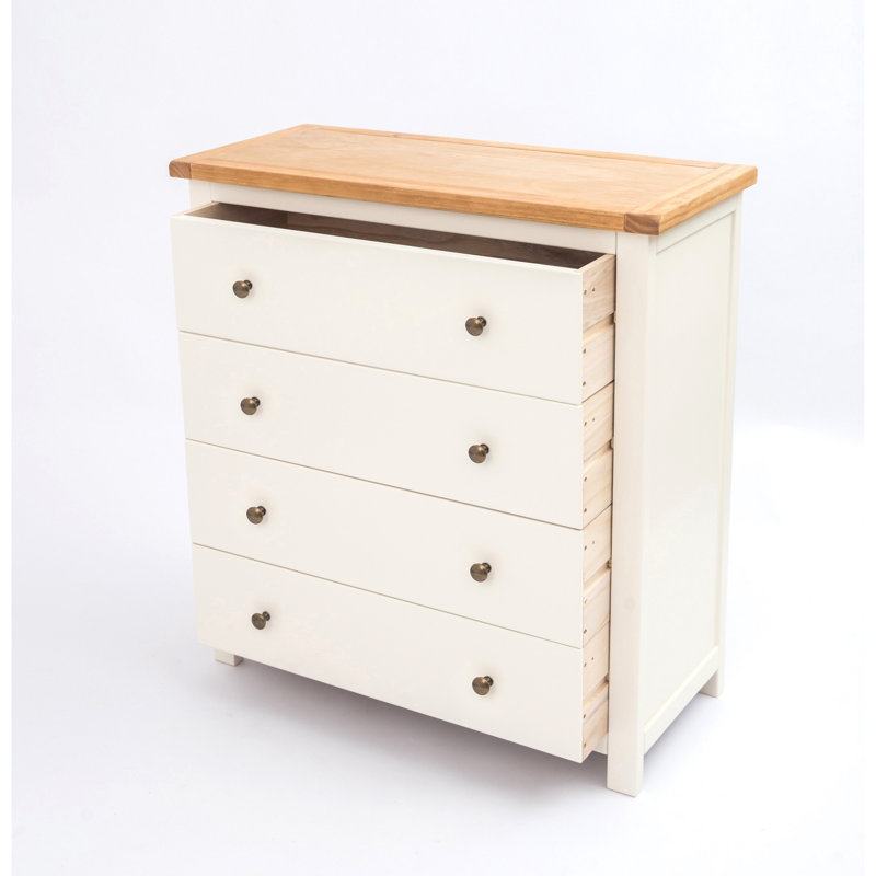 Nathaly 90cm W 4 - Drawer Chest of Drawers