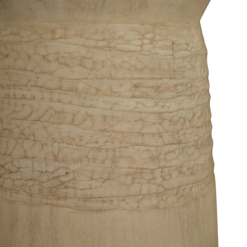 Table de bout à piédestal en bois de manguier Somara X P 24 po H