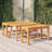 Masako Rectangular Acacia Outdoor Coffee Table , 39.4'' in. W 19.7'' in. D