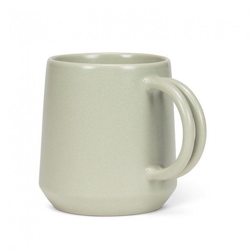 Double Handled Mug, Green