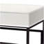 Bureau naturel et noir avec port USB