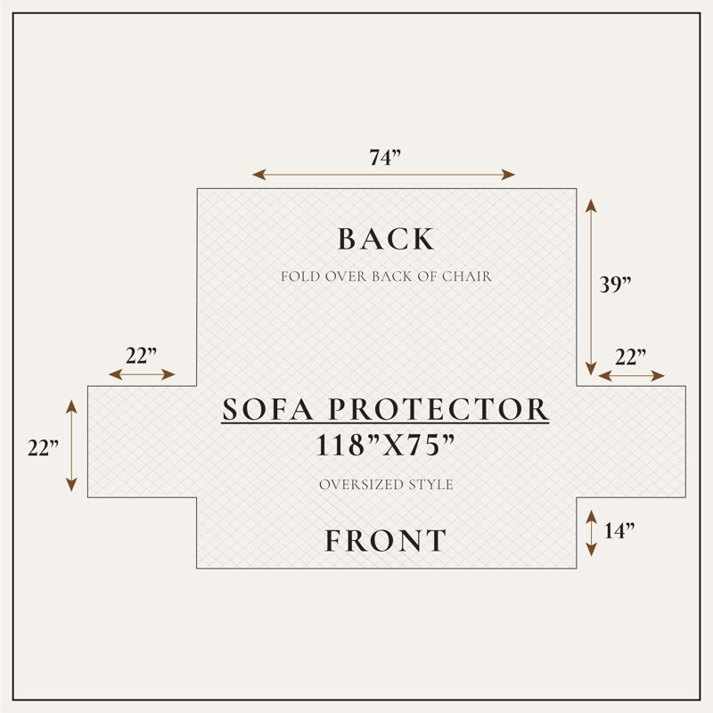 Protecteur de mobilier de canapé en velours ultra-doux, Polyester gris