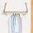 31.5'' Metal Wall Mounted Clothes Rack