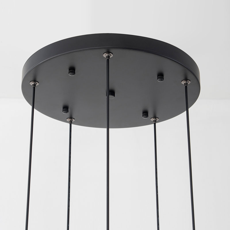 Luminaire suspendu en grappe à 5 lumières Hurleigh