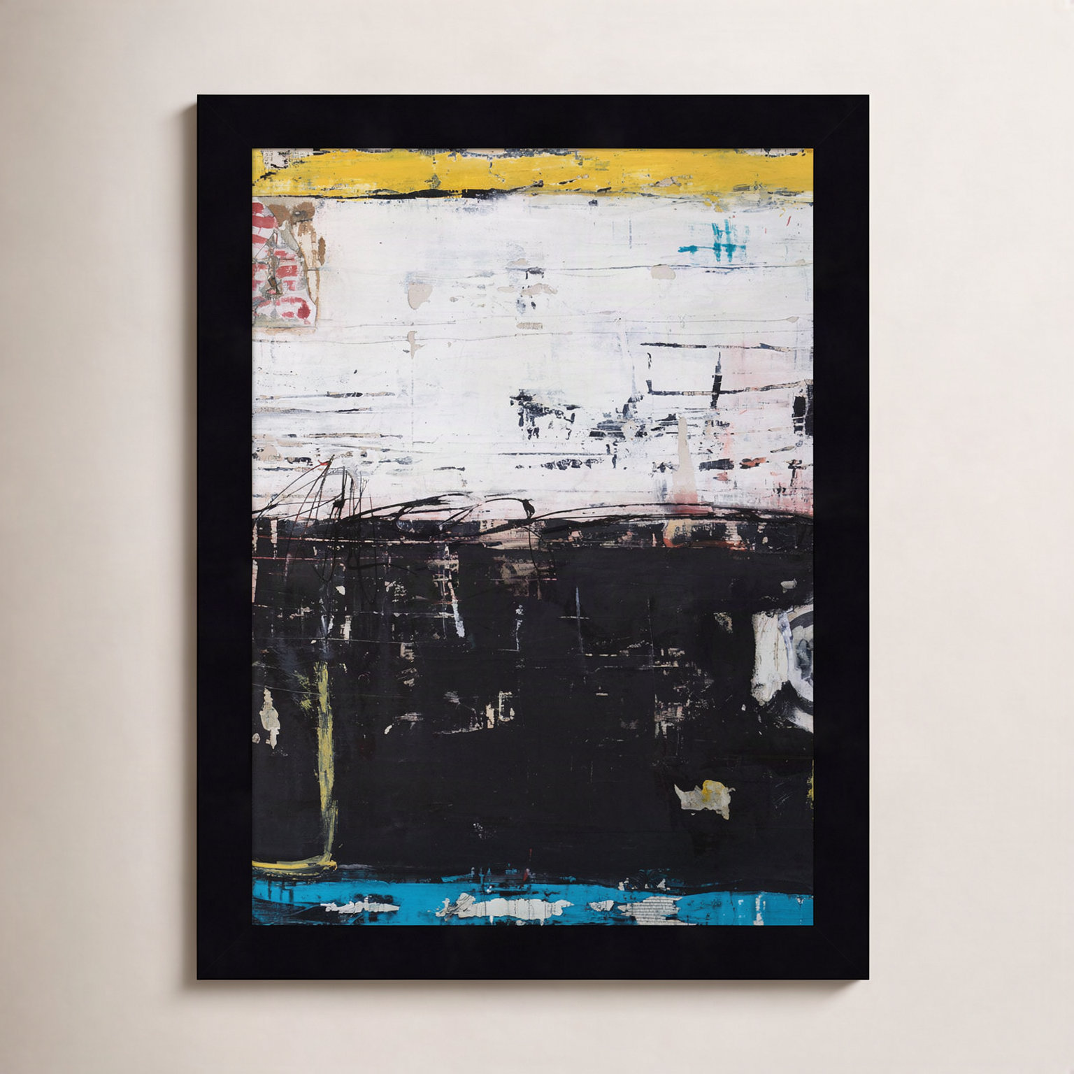 Down and Dirty Print by Erin Ashley, 13" H x 10" W, Black