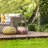 43.25'' H x 138.5'' W Black Metal Fence Panels Included
