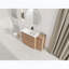 Meuble-lavabo autoportant de 48 pouces avec lavabo en céramique blanche et 1 petite armoire de rangement-1309287482