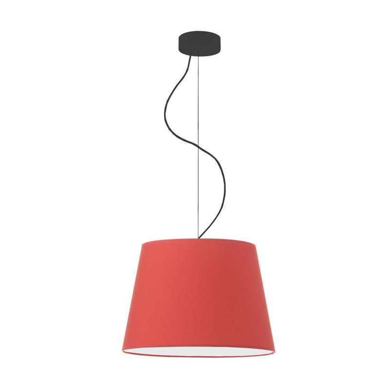 Demariana 1 - Light Single Pendant, Red, Black