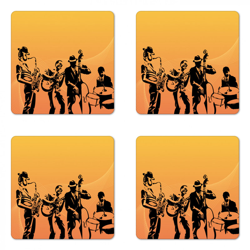 Sous-verre de musique jazz