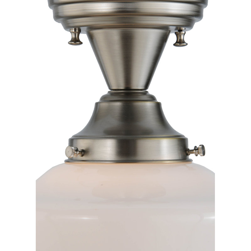 Schoolhouse & Early Electric 1 - Light Semi Flush Mount