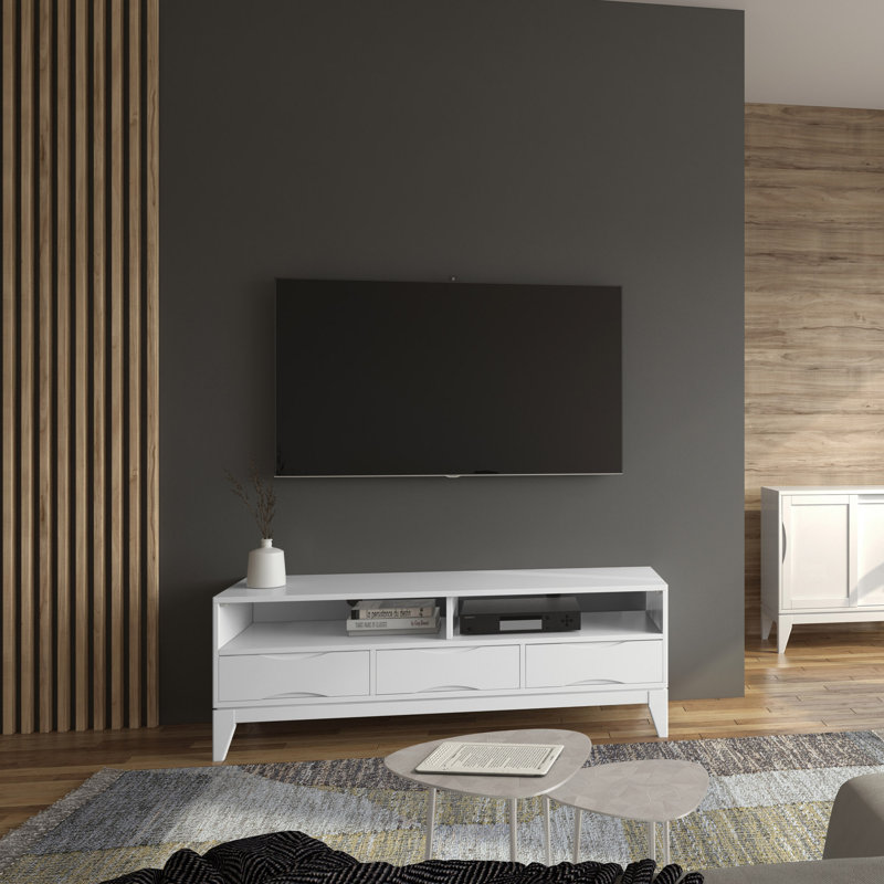 Harper - Meuble télé, Blanc