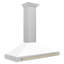 Hotte de cuisine murale en acier inoxydable satiné 48 po ZLINE Autograph Edition-69380768