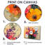 Impression sur toile Pop Poppies Blossoms In Neon Colors III - Poppies-491297380-491297403-491297399