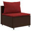 Ensemble de patio avec coussins en rotin Latitude Run®-1013337136-1013337140-1013337142