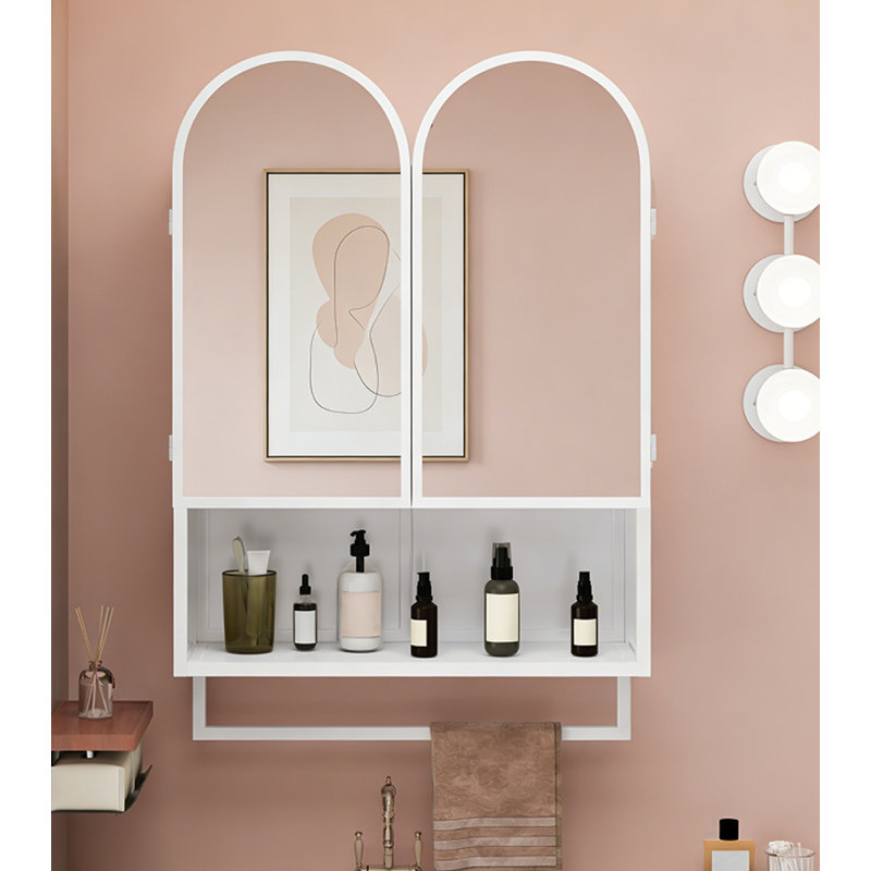 Armoire murale en fer, Blanc, 32.68