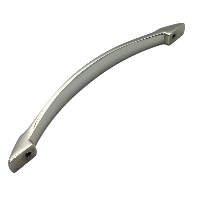 Poignée en acier inoxydable, H 0,375 po x l 6,3 po x P 0,75 po