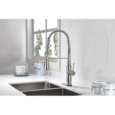 Robinet de cuisine tactile avec douchette extractible
