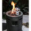 32000 Outdoor Fire Pit, 20 Inch Diameter, With Lava Stones Fireplace, Round, & Extras