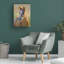 Art mural sur toile tendue - «Hala» par Rita Kirkman pour le salon, la chambre à coucher ou le bureau - 18 x 24