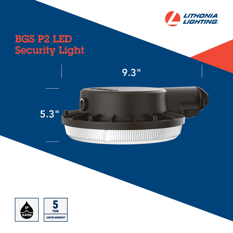 Dark Bronze 11" Aluminum LED Outdoor Security Light