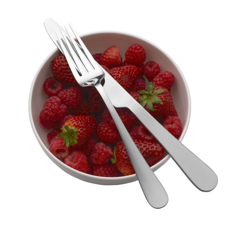 Satin Symmetry 20-Piece Stainless Steel Flatware Set