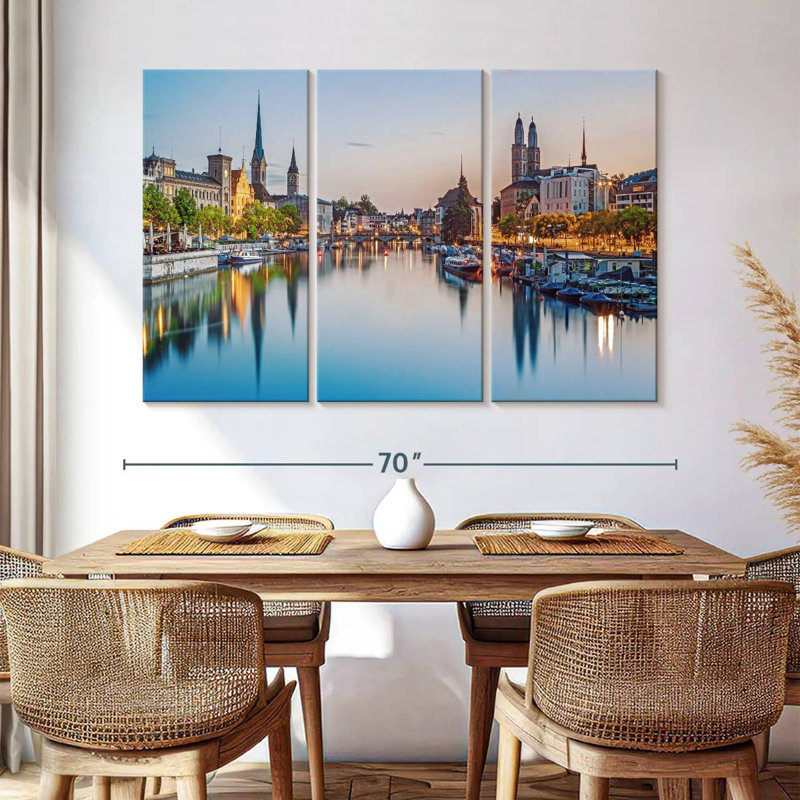 Sebbie Limmat River, 42" H x 65" W
