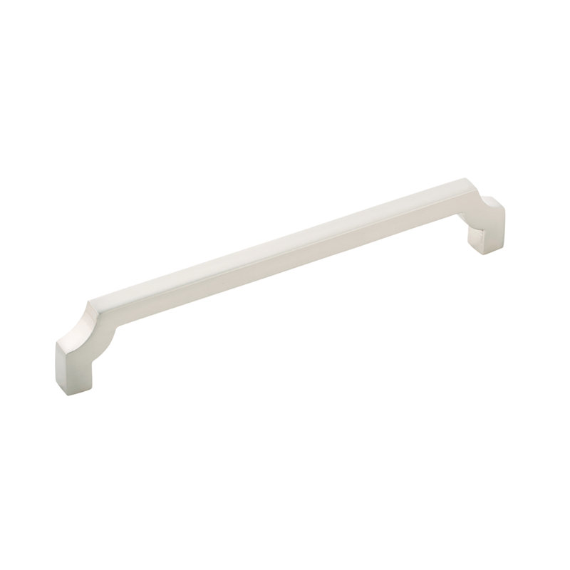 Monarch Collection Pull - Cabinet Pull - Transitional Hardware for Drawers & Cabinets, 6-5/16", Satin Nickel