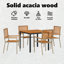 5 Piece Garden Dining Set-1559456612