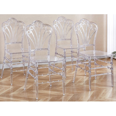 Chaise de soudage, chaise de salle à manger, ensemble de 4, siège en plastique