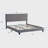 Upholstered Slat Bed