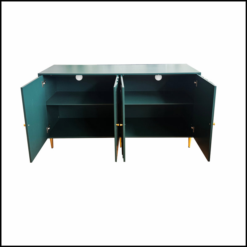 Armoire de rangement Buffet Modern, Vert