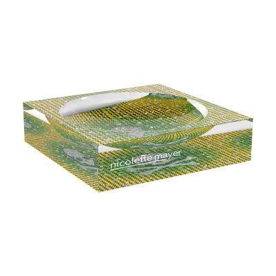 CrossBones Houndstooth Acrylic Candy Catchall Dish