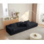 Canapé modulaire en nuage de 104 po avec méridienne en forme de L, canapé modulaire moderne avec assise profonde, fauteuils rembourrés pour la chambre à coucher du salon, aucun assemblage requis (tissu en chenille innovant)-575248652-575248651
