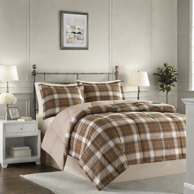 Ensemble de literie rustique, ensemble d'édredon en microfibre pour grand lit, maison douillette