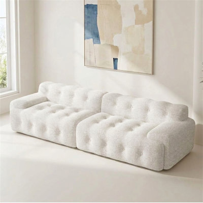 114" Wide Premium Chenille Sectional Sofa