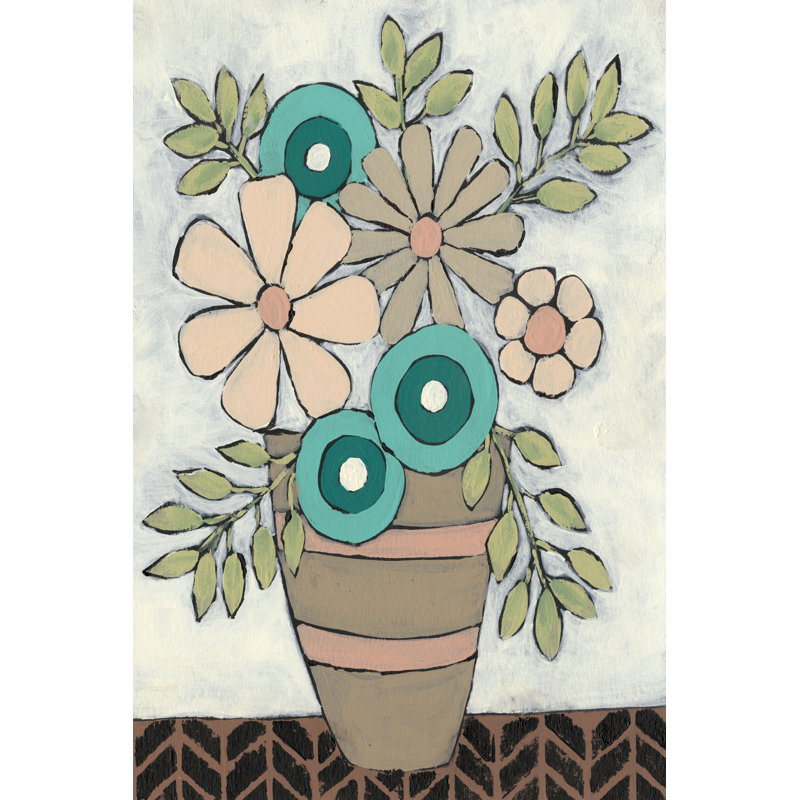 Mid Summer Bouquet I - Wrapped Canvas Print, 46cm H x 30cm W x 3.8cm D