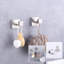Brushed Stainless Steel Robe Hooks - 2 Pack | Premium SUS304 Towel Coat Hook Wall Mount For Bathroom