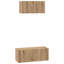 TV Cabinet Set Wall-Mounted 2 Pcs 80 X 30 X 30 Cm-1027547026