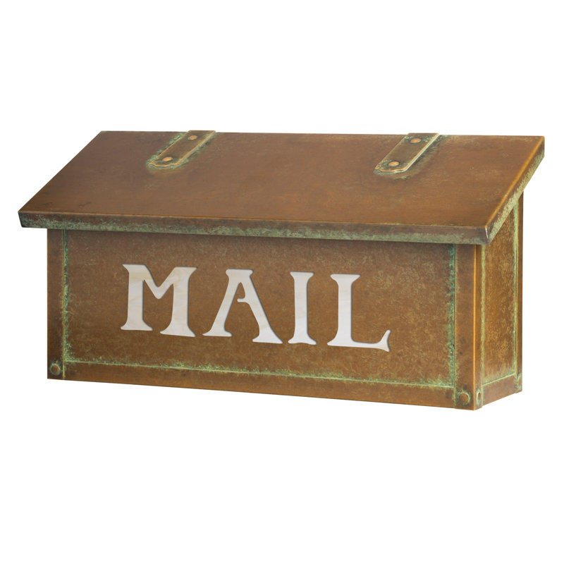 Boîte aux lettres murale classic, Vert nouveau, Miel