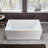 67" x 32" Freestanding Soaking Acrylic Rectangular Bathtub with Reversible Drain-58955090