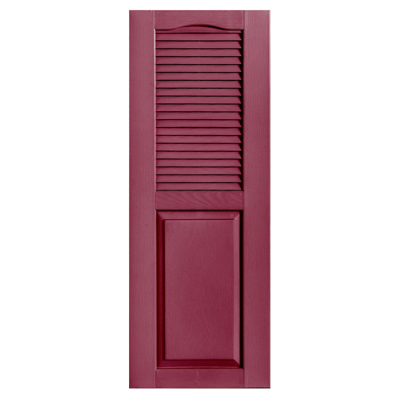Paire de volets avec plateau à combinaison Cathedral, 15 po, 45 po, Baie