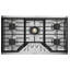 Monogram 36" Deep-Recessed Gas Cooktop