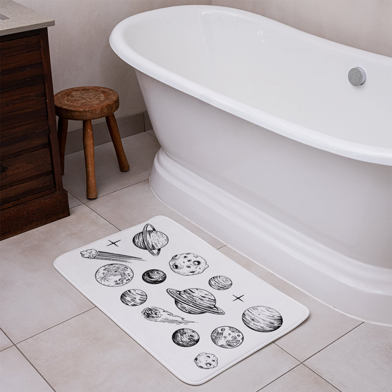 Doralynne Non-Slip Bath Rug