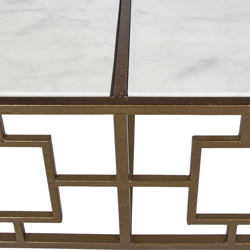 Table basse Laguna, Marbre de Carrare
