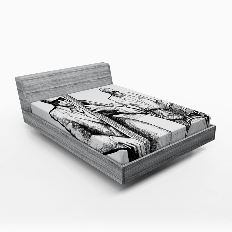 Drap-housse de musique jazz, Drap-housse de taille double