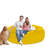 7ft Pre-filled Memory Foam Bean Bag Chair-276360959-275931867