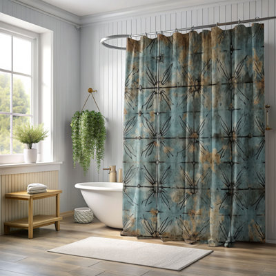 Classic Tiles - Rideau de douche Premium